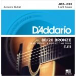D'Addario EJ11 - 80/20 Bronze 12-53