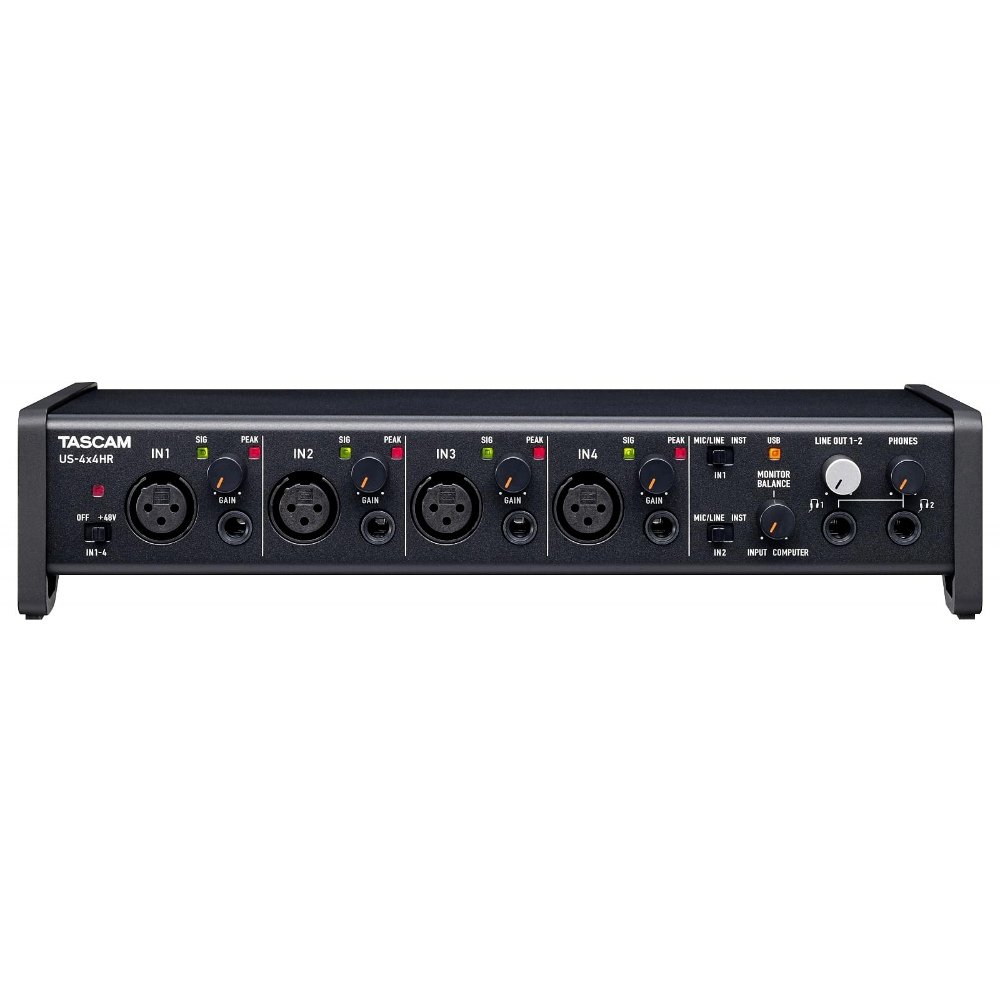 Tascam US-4x4HR Interfejs USB audio/MIDI wysokiej rozdzielczości