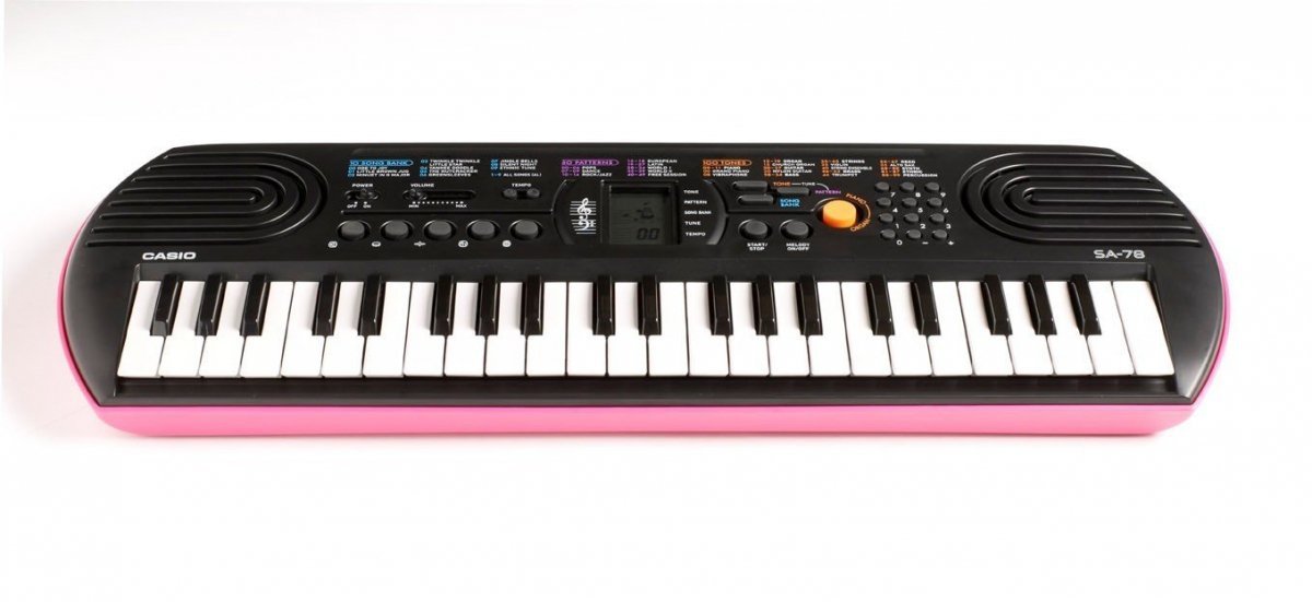 CASIO SA78 różowy keyboard dla dzieci pianinko