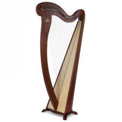 Camac MÈLUSINE harfa celtycka wykończenie Orzech