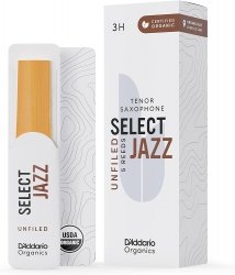 D'Addario Organic Select Jazz 3H Unfiled stroik saksofonu tenorowego hard
