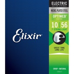 Elixir 19057 struny gitary elektrycznej 10-56 7str