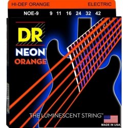 DR Strings NOE-9 Neon Orange struny do gitary elektrycznej 9-42