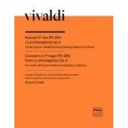PWM Vivaldi Antonio Koncert F-dur RV 284 na skrzypce, orkiestrę smyczkową i basso continuo - wyciąg fortepianowy