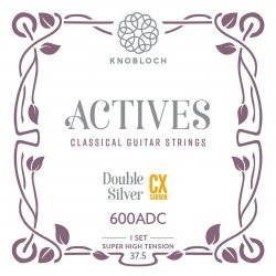 Knobloch Strings ACTIVES Double Silver CX Carbon 600ADC - Struny do Gitary Klasycznej