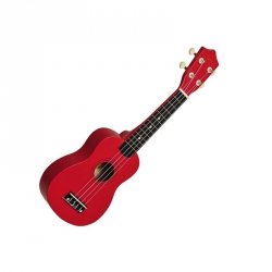 Ever Play UC-21SM Red Satin ukulele sopranowe matowe czerwone