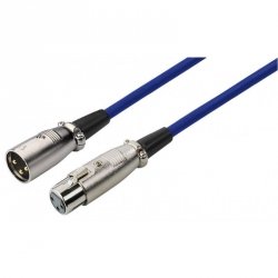 Monacor MEC-190 BL kabel niebieski