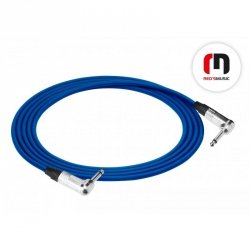 Red's Music GCN1380 Blue kabel instrumentalny 2x jack kątowy 8m