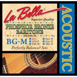 La Bella BG-M 15-80 struny akustyczne barytonowe 