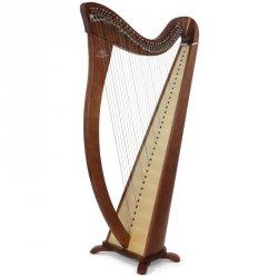 Camac Hermine harfa celtycka wykończenie Orzech