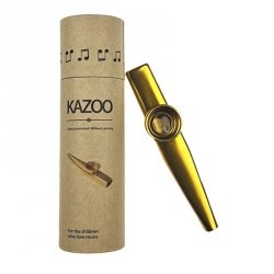 Kera K-1G kazoo metalowe złote pudełko