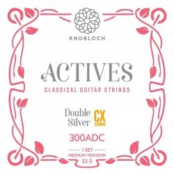  Knobloch Strings ACTIVES Double Silver CX Carbon 300ADC - Struny do Gitary Klasycznej