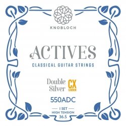 Knobloch Strings ACTIVES Double Silver CX Carbon 550ADC - Struny do Gitary Klasycznej