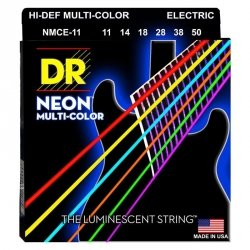 DR Strings NMCE-11 Neon Multi-Color struny do gitary elektrycznej 11-50