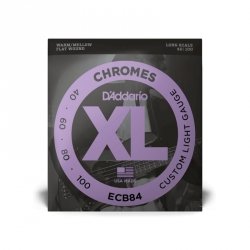 D'Addario ECB84 Chrome 40-100 struny do gitary basowej