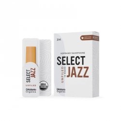 D'Addario Organic Select Jazz Unfiled Soprano Sax 3 medium stroik