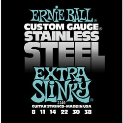 Ernie Ball 2249 Stainless Steel 8-38