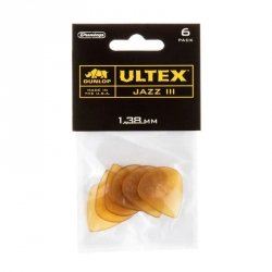 Dunlop 427P138 Ultex Jazz III kostki gitarowe komplet 6 szt
