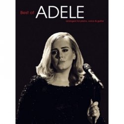 Best of Adele - nuty na głos i fortepian, akordy gitarowe, teksty