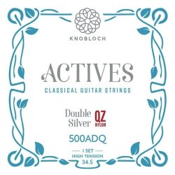 Knobloch Strings ACTIVES Double Silver QZ Nylon 500ADQ - Struny do Gitary Klasycznej
