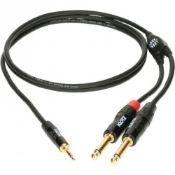 Klotz KY5-150 kabel mini jack stereo-2x jack mono 1,5m