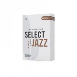 D'Addario Organic Select Jazz Unfiled Alto Sax 2 medium stroik saksofonu altowego