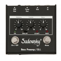 Sadowsky Outboard 1 V2 bass preamp Di Box basowy