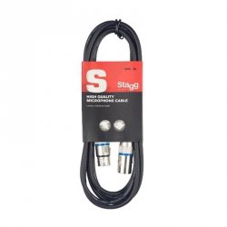 Stagg SMC6 BL kabel mikrofonowy 6m XLR/XLR