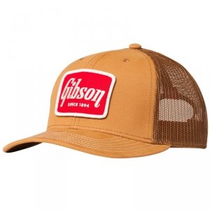 Gibson Canvas Trucker Tan Czapka z daszkiem