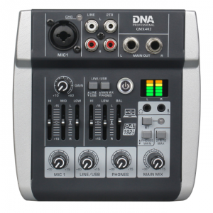 DNA QMX402 analogowy mikser dźwięku 3 kanały Bluet