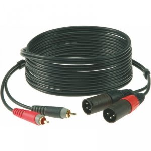 Klotz AT-CM0600 Kabel 2 x RCA - 2 x XLR męski 6m