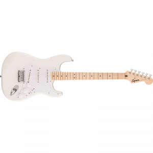 Squier Sonic Stratocaster HT Maple Fingerboard White Pickguard Arctic White