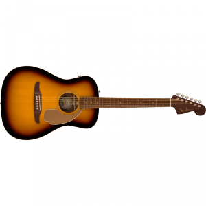 Fender Malibu Player Walnut Fingerboard Gold Pickguard Sunburst