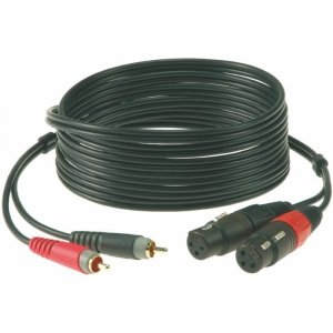 Klotz AT-CF0300 Kabel 2 x RCA - 2 x XLR żeński 3m