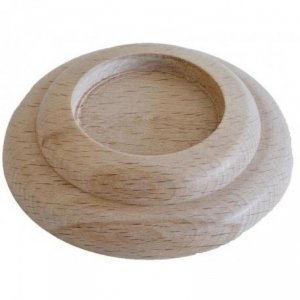 Podstawek pod pianino drewniany naturalny buk, nielakierowany koło 50mm