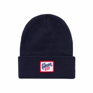 Gibson USA Cuffed Beanie Navy Czapka zimowa