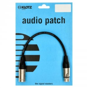 Klotz M1K1FM0060 kabel mikrofonowy 0,6m XLR-XLR