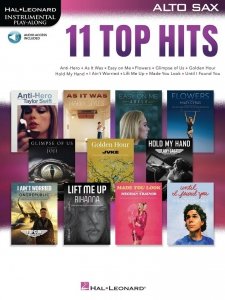 11 Top Hits for Alto Sax Instrument Play-Along