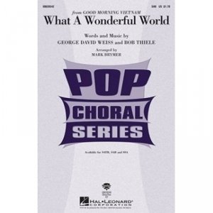 What a wonderful World SAB + Piano