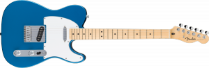 Fender Standard Telecaster Maple Fingerboard White Pickguard Aqua Marine Metallic