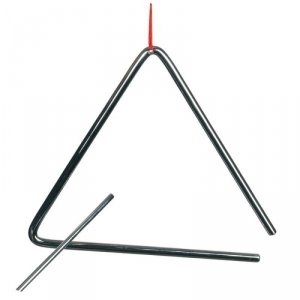 GOKI 61981 Trójkąt duży 16cm z pałęczką