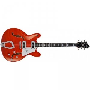Hagstrom Super Viking Mandarin Flame