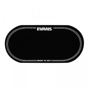 Evans EQPB2 łatki do bębna basowego Black Nylon