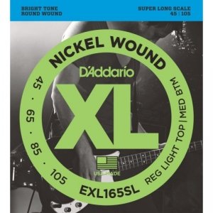 D'Addario EXL165SL struny do gitary basowej 45-105
