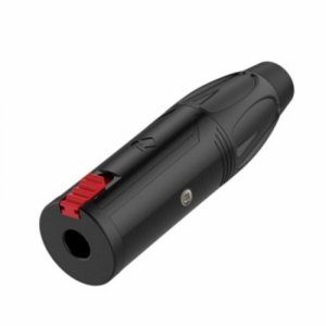 Roxtone RJ3FP-BG gniazdo na kabel jack 6,3mm czarne
