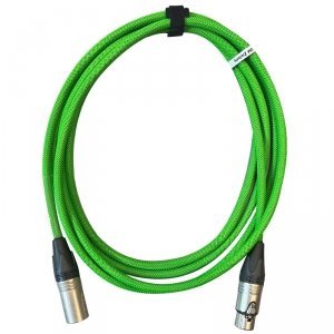 Zuch Kabel Mikrofonowy ZC-XLR-XLR-GREEN-3M Zielony