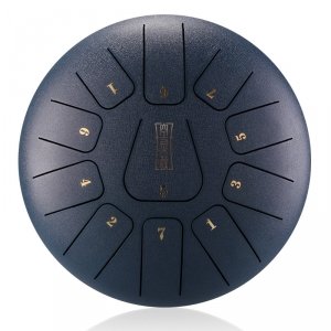Hluru-Wangyou THF11-12 NavyBlue Tongue Drum 11 notes 12