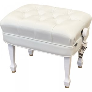 Hm BC39 TECH L30 ława biały połysk skóra biała