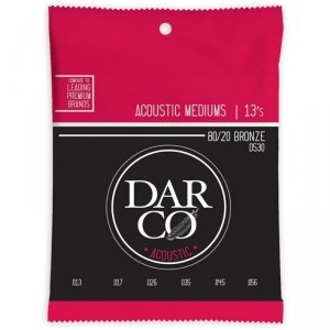 Darco D530 Struny do gitary akustycznej Medium 80/20 13-56