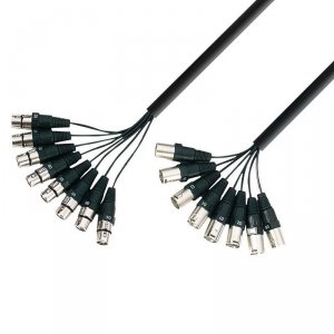 Adam Hall K3L8MF0500 pyta multicore 8x XLR 5m